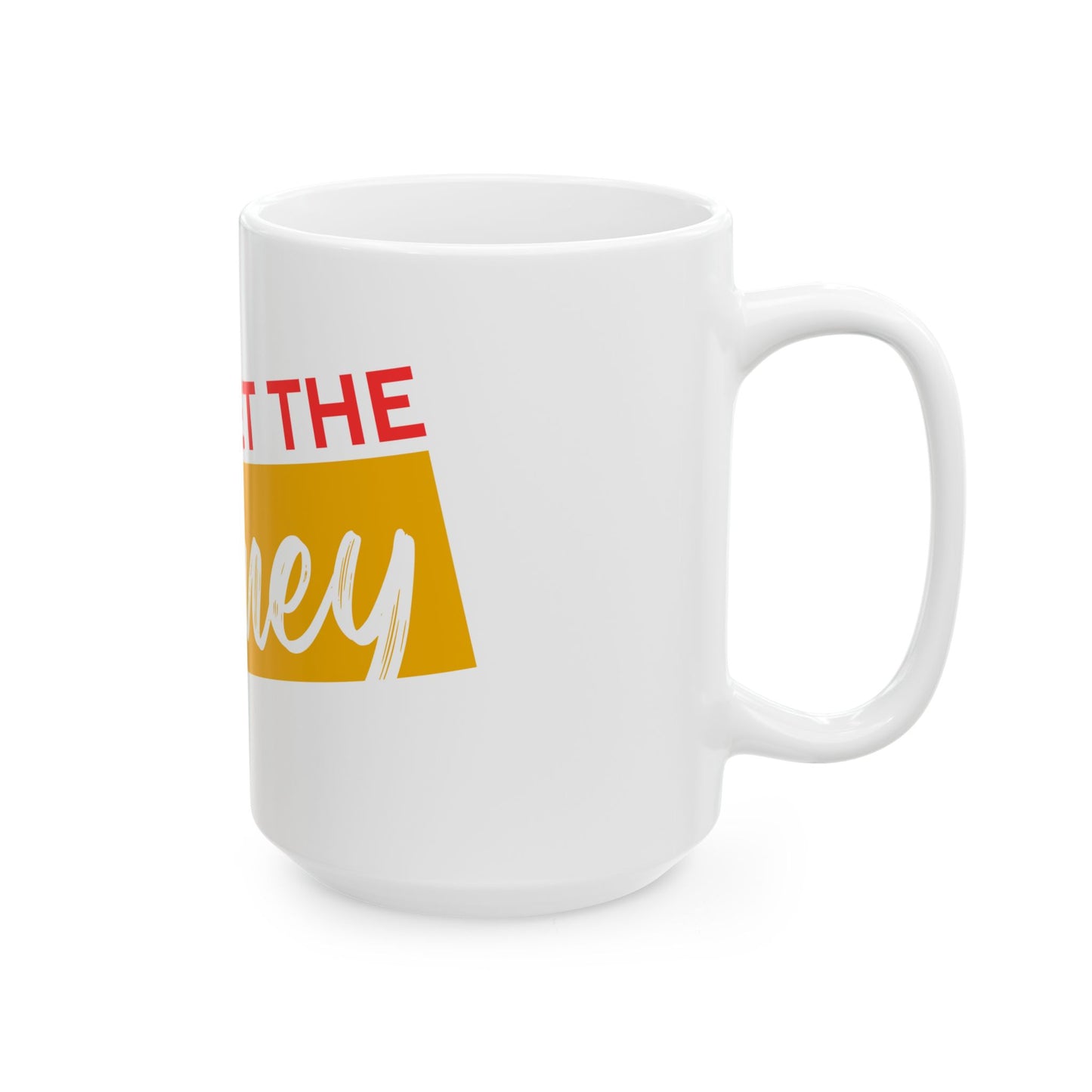 Go Get The Money Ceramic Mug - Red & Gold (11oz, 15oz)