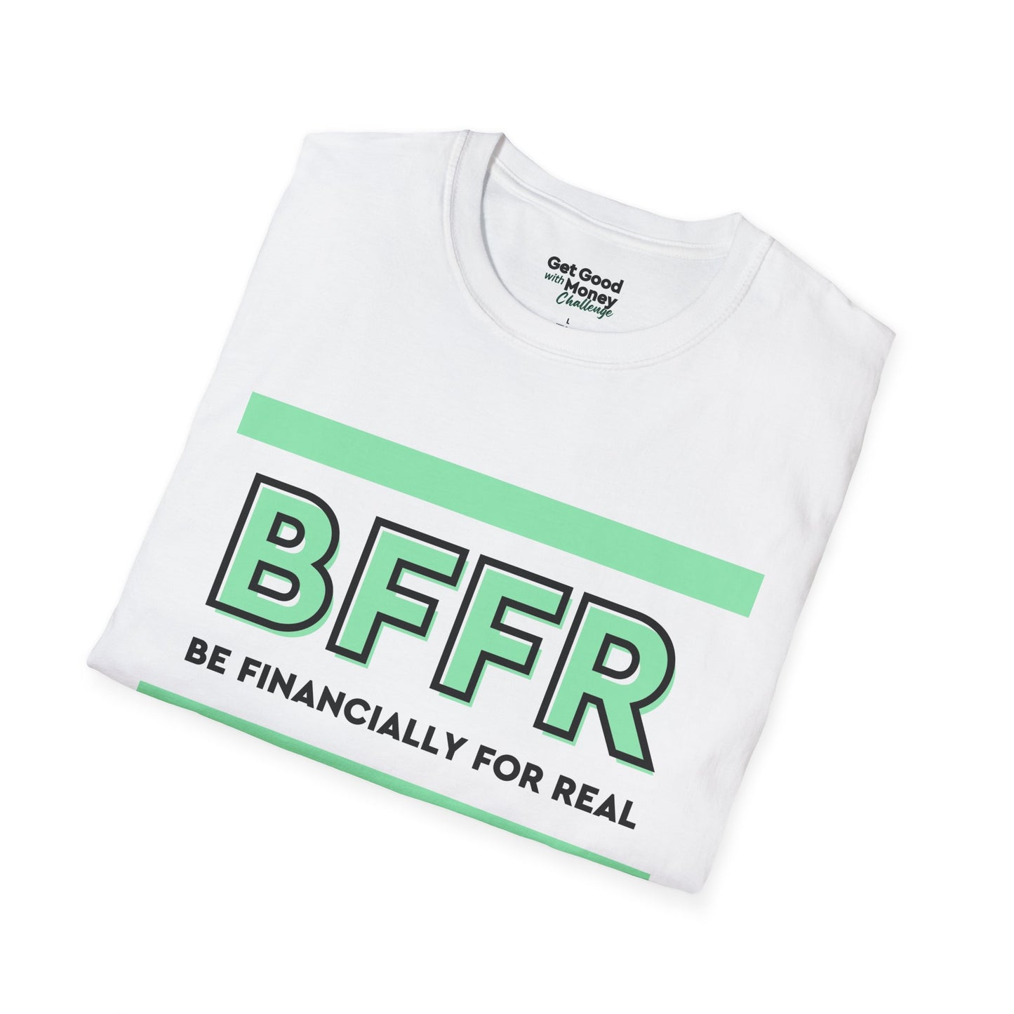 GGWM Challenge BFFR T-Shirt - White & Mint