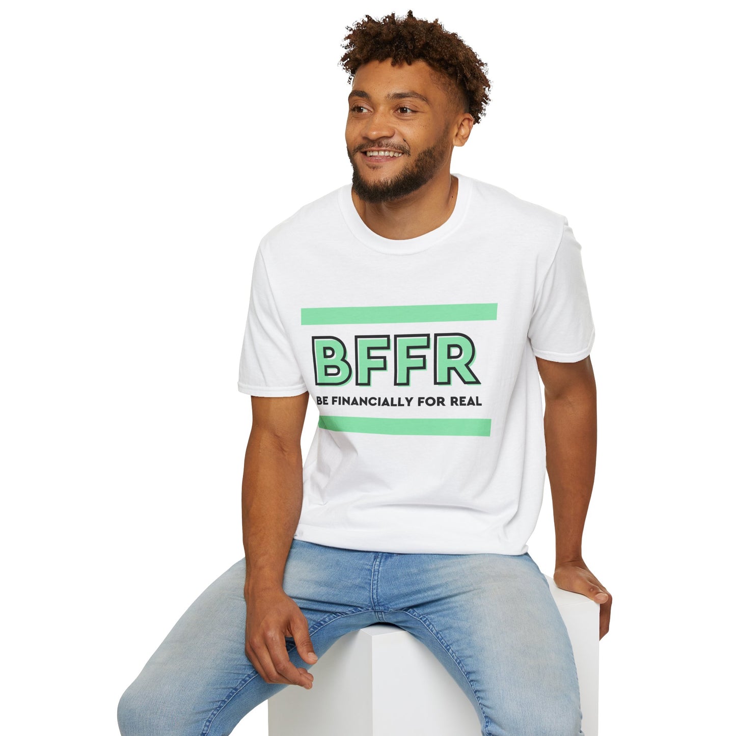 GGWM Challenge BFFR T-Shirt - White & Mint