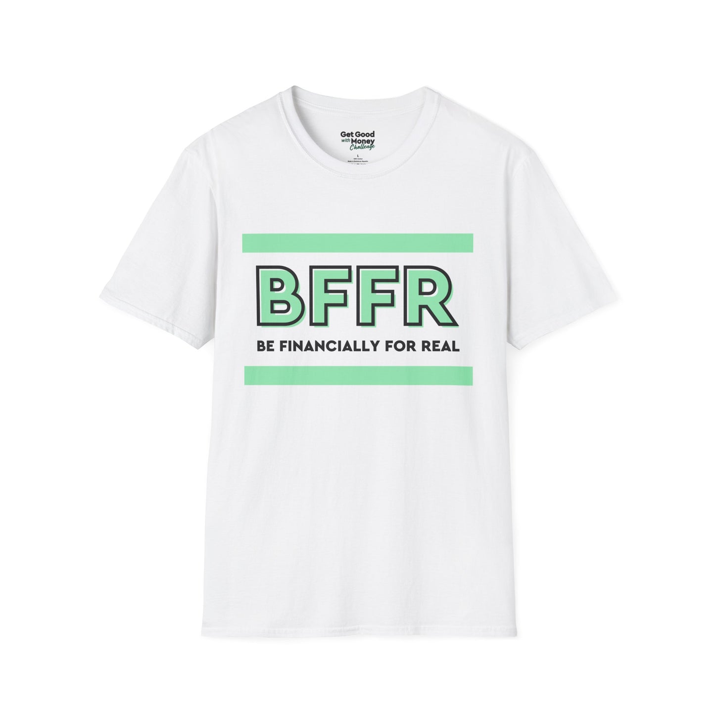 GGWM Challenge BFFR T-Shirt - White & Mint