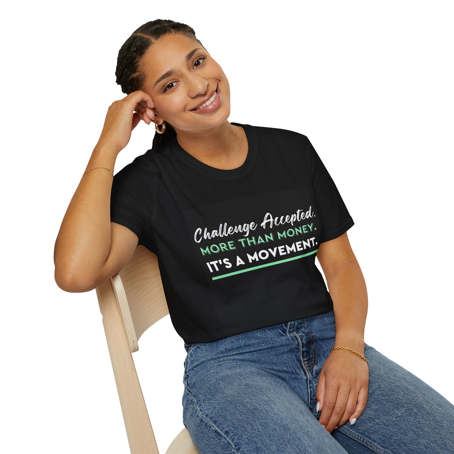 GGWM Challenge T-Shirt - Black & Mint