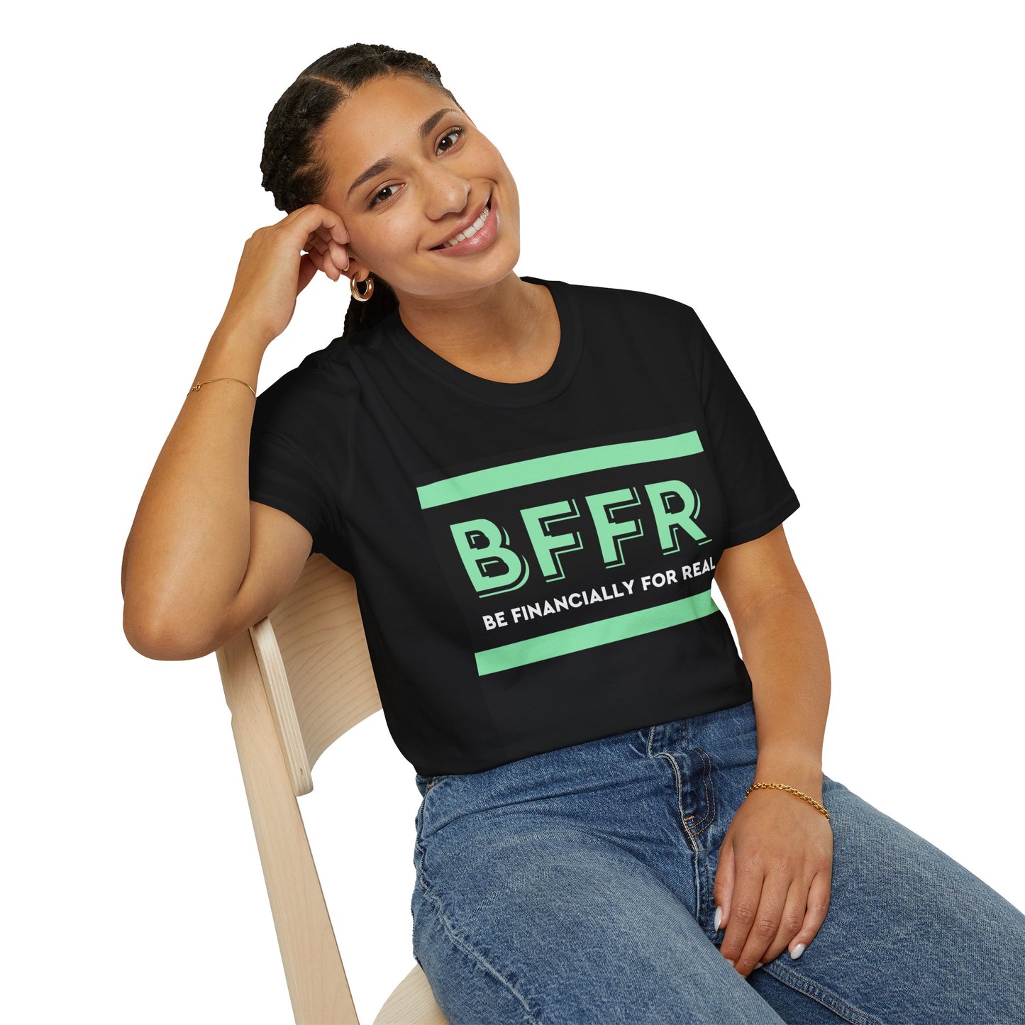 GGWM Challenge BFFR T-Shirt - Black & Mint