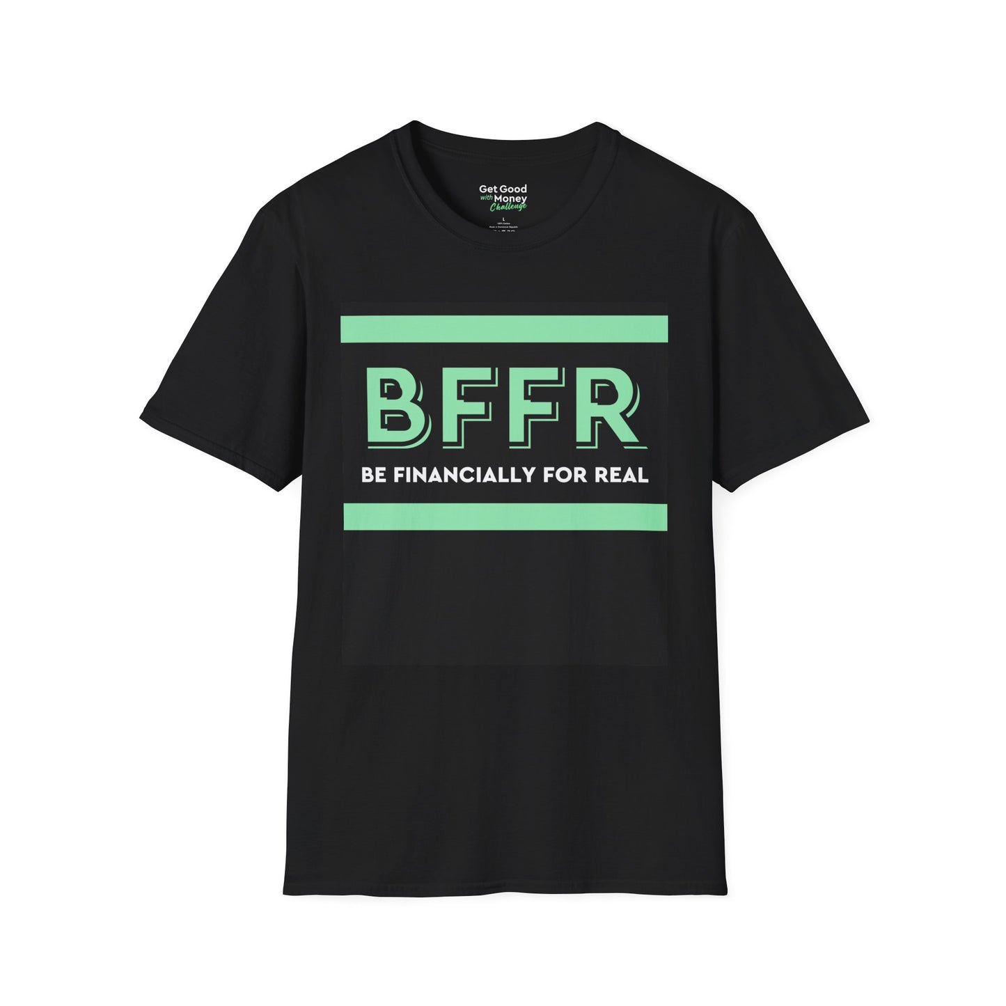 GGWM Challenge BFFR T-Shirt - Black & Mint