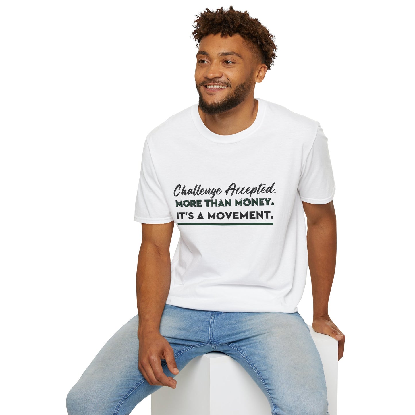 GGWM Challenge T-Shirt - White & Green