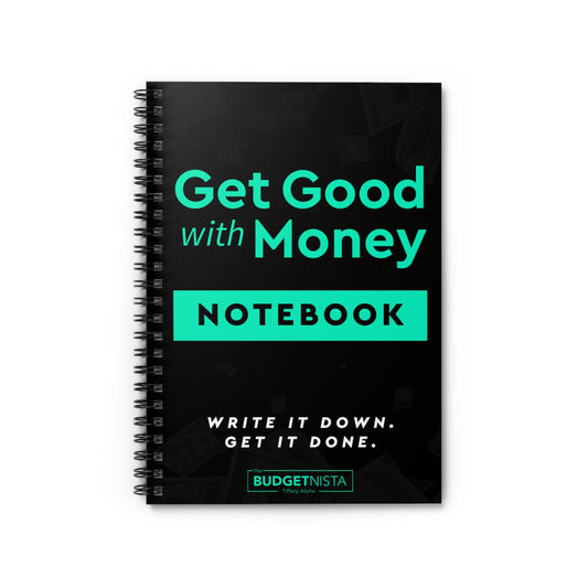 The Get Good With Money Notebook - Black