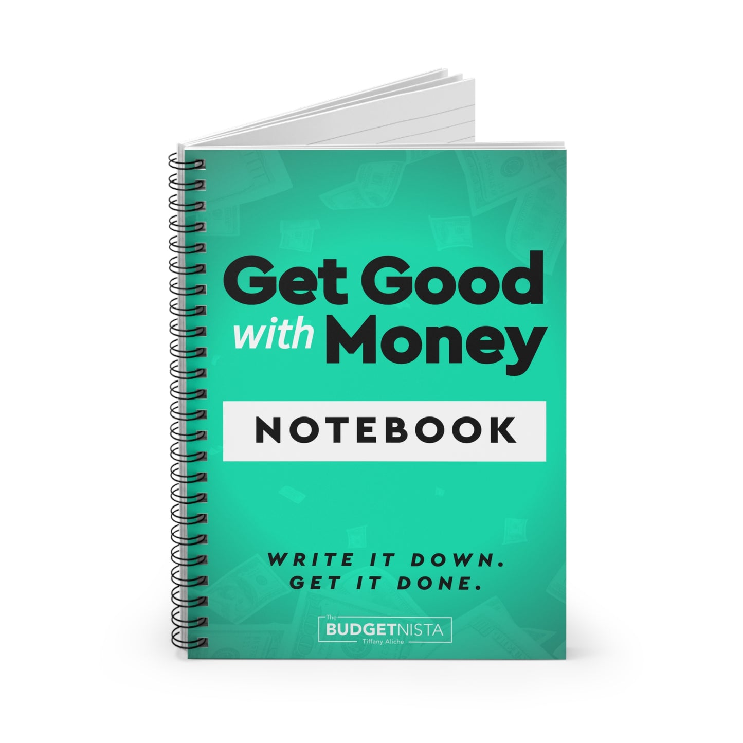 The Get Good With Money Notebook - Green
