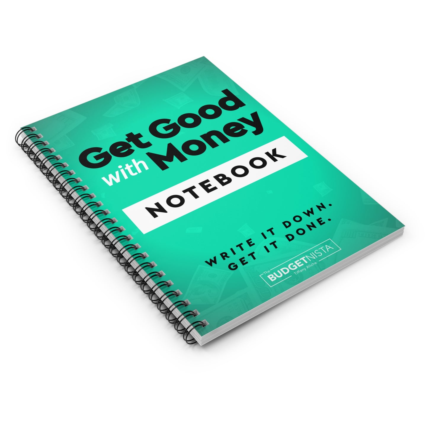 The Get Good With Money Notebook - Green