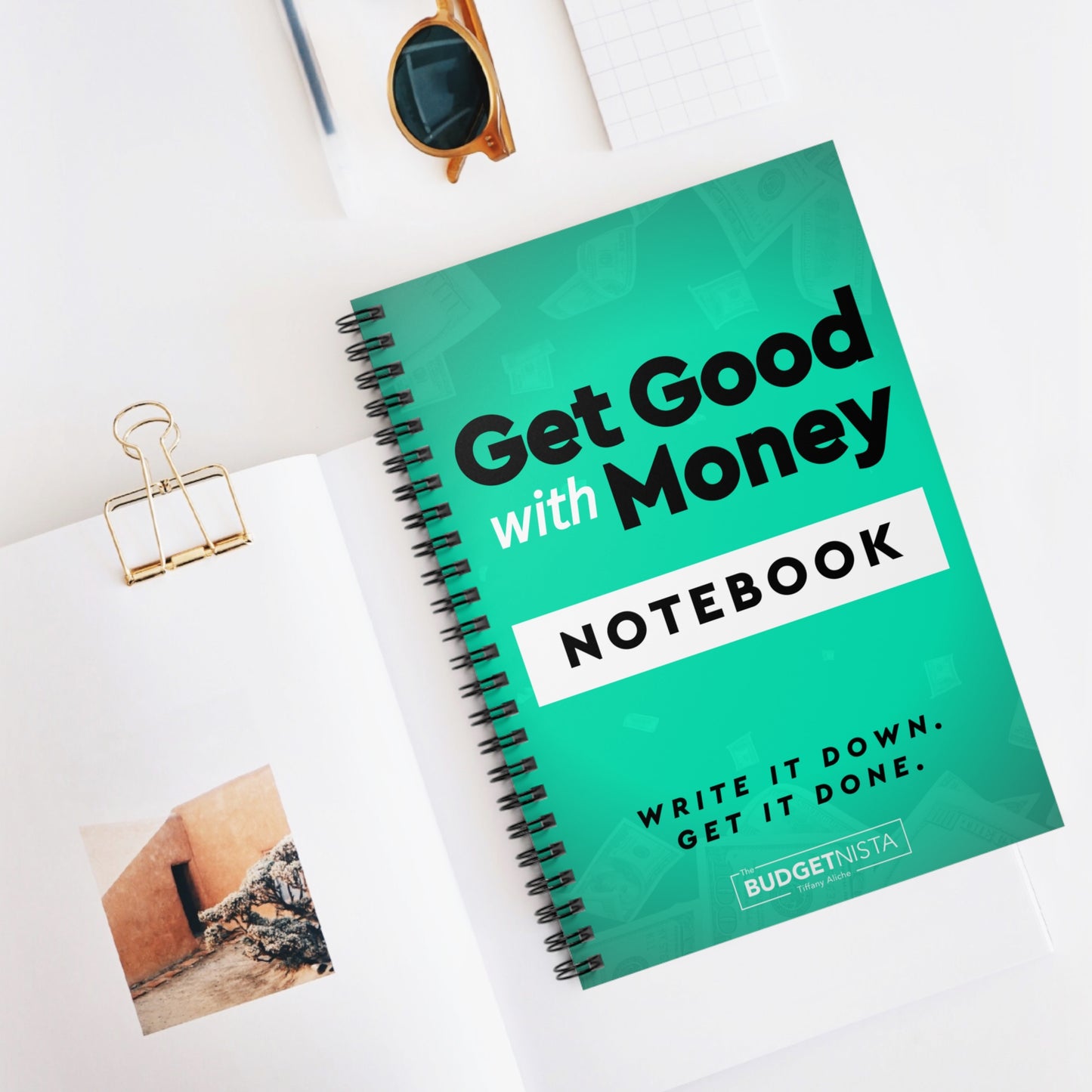 The Get Good With Money Notebook - Green