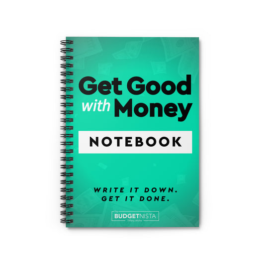 The Get Good With Money Notebook - Green