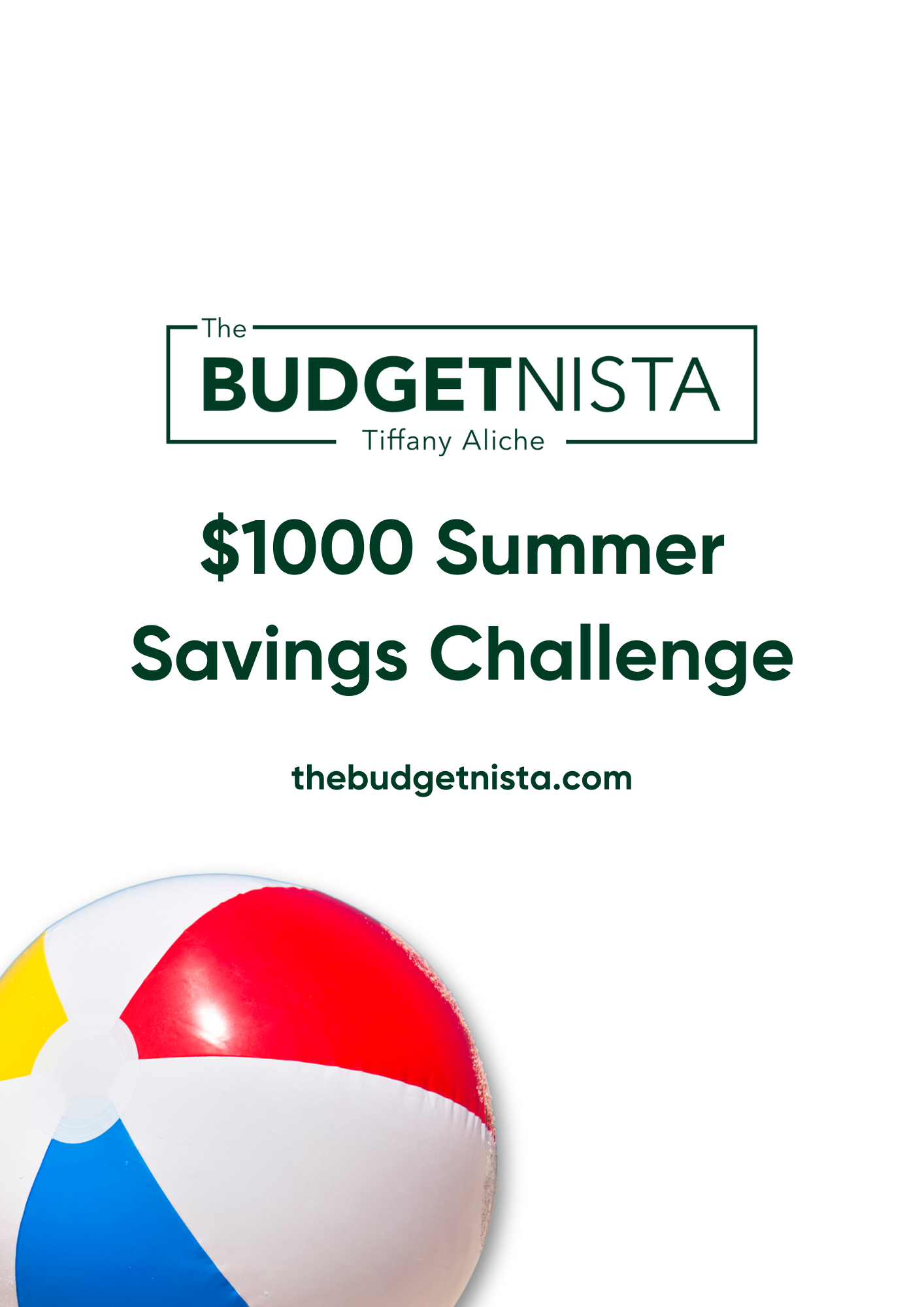 Summer Savings Challenge (FREE Download)