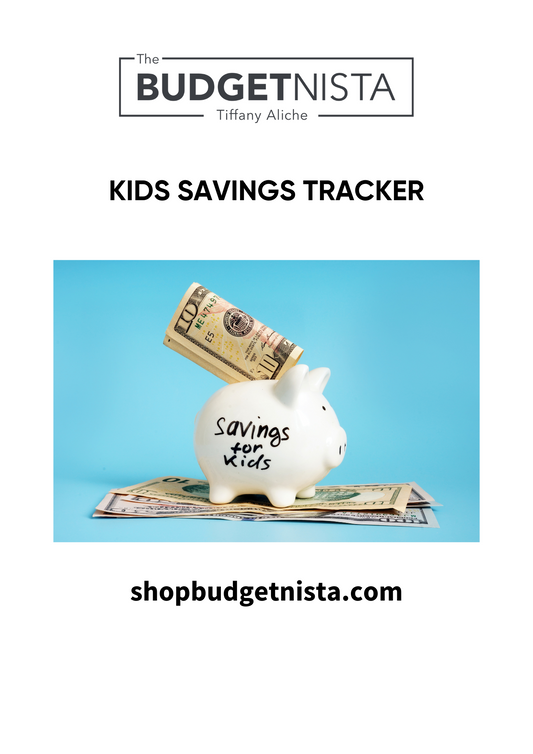 Kids Savings Coloring Tracker (Download)