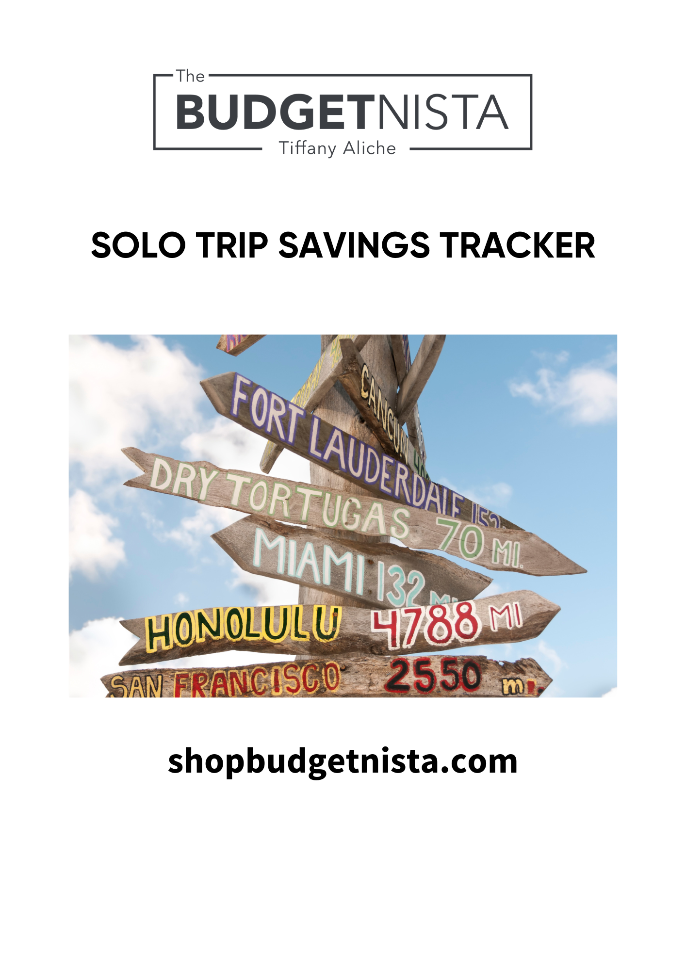 Solo Trip Savings Coloring Tracker (Download)