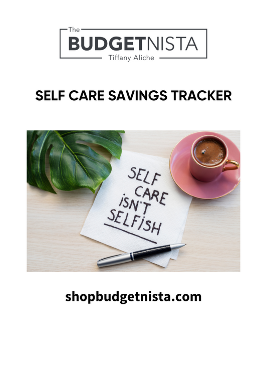 Self Care Savings Coloring Tracker (Download)